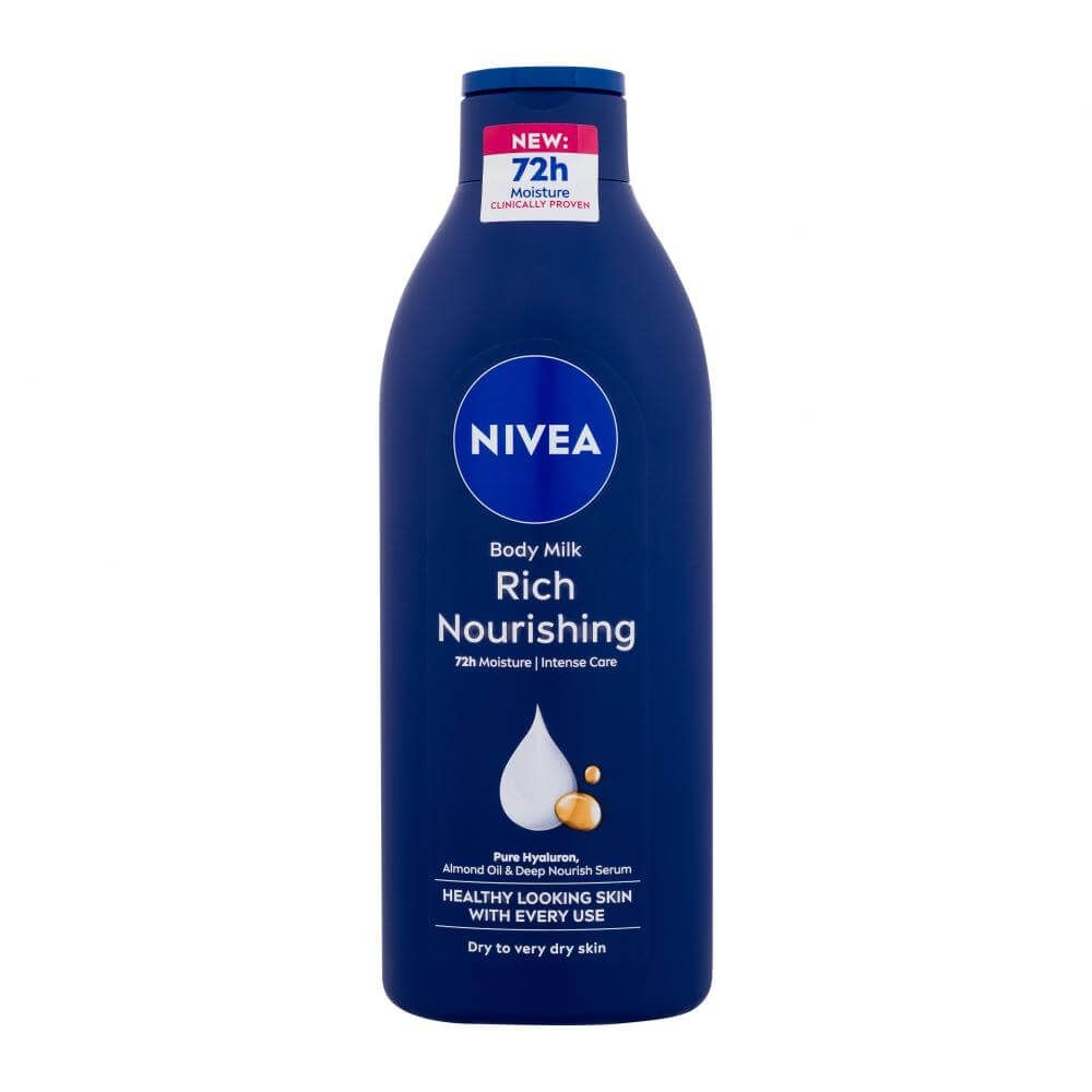 Nivea Rich Nourishing Подхранващо мляко за тяло за суха и много суха кожа 400 мл