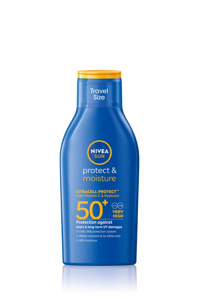 Nivea Sun Protect & Moisture Слънцезащитен лосион SPF50+ 100 мл