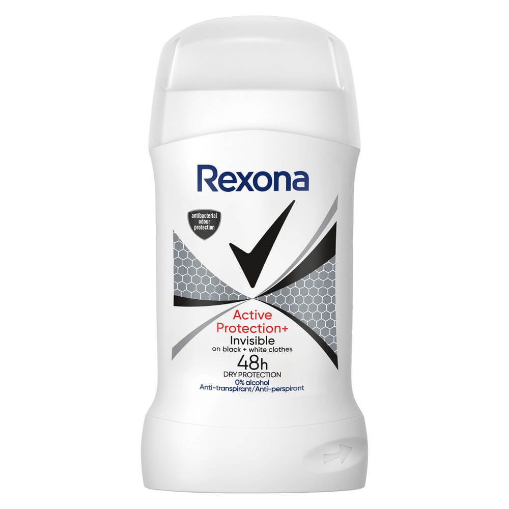 Rexona Active Protection + Invisible Дезодорант стик против изпотяване за жени 50 мл