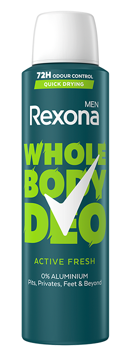 Rexona Whole Body Active Fresh Дезодорант за мъже 150 мл