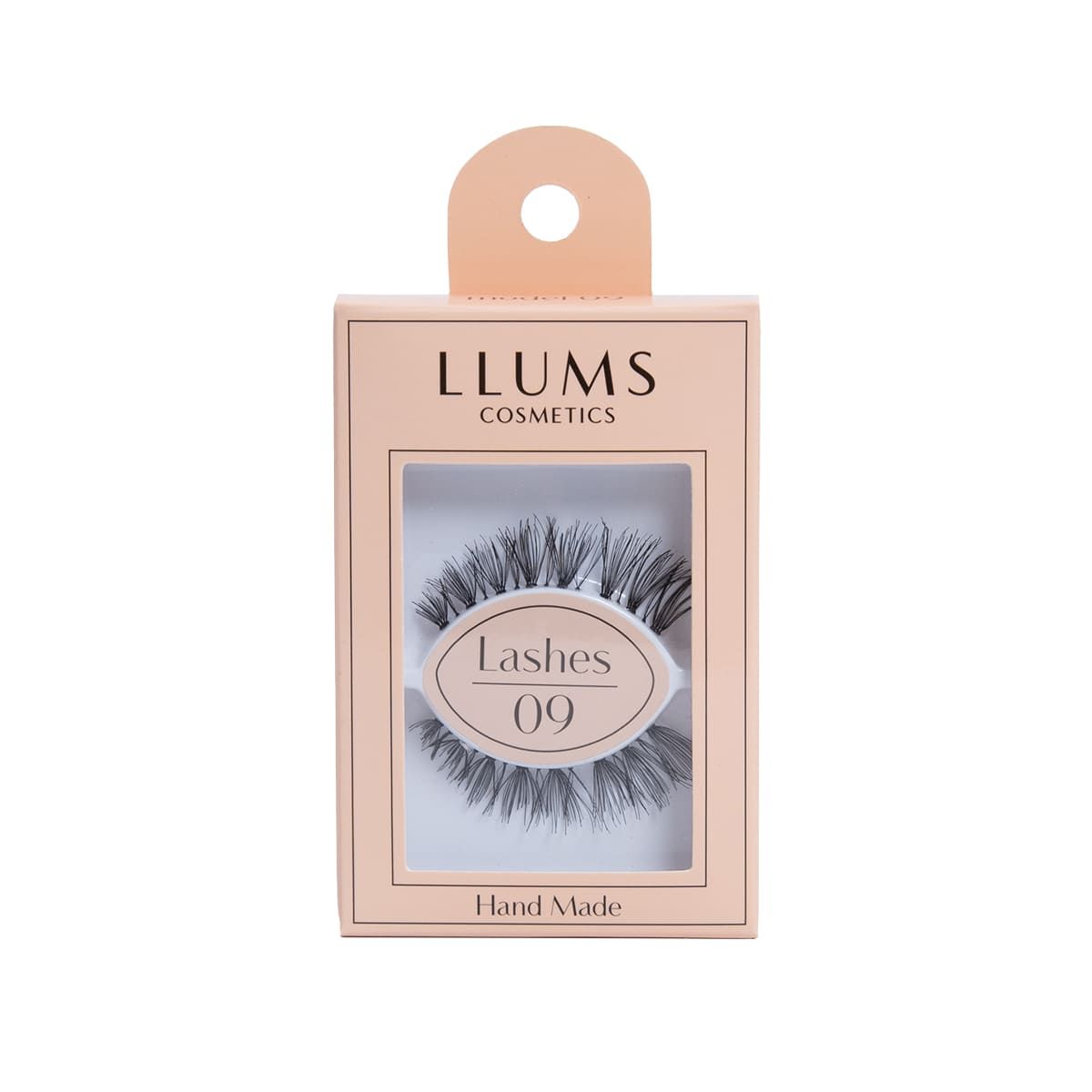 LLUMS Мигли от естествен косъм 09N
