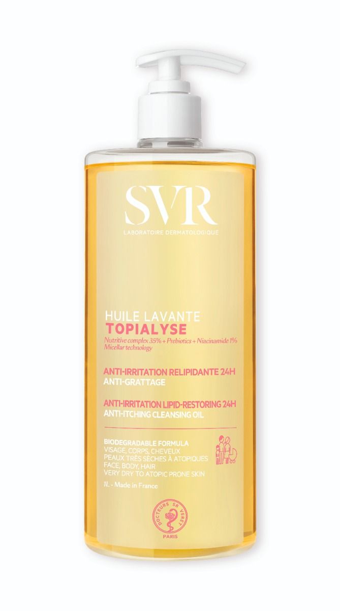 SVR Topialyse Мицеларно душ олио за суха и атопична кожа 1000 мл