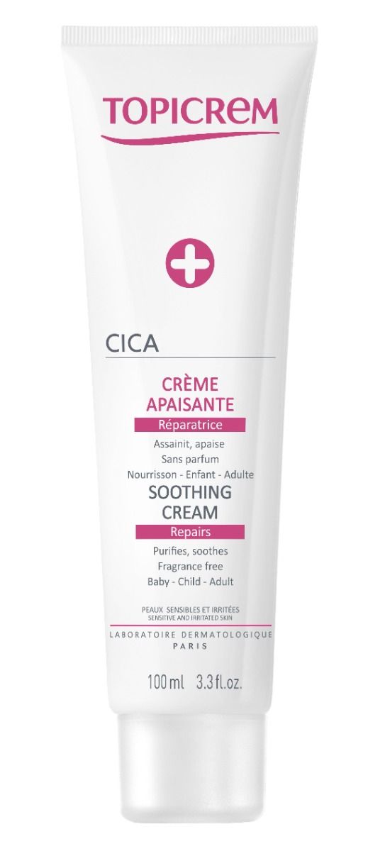 Topicrem CICA Soothing Cream Регенериращ успокояващ и хидратиращ крем 100 мл