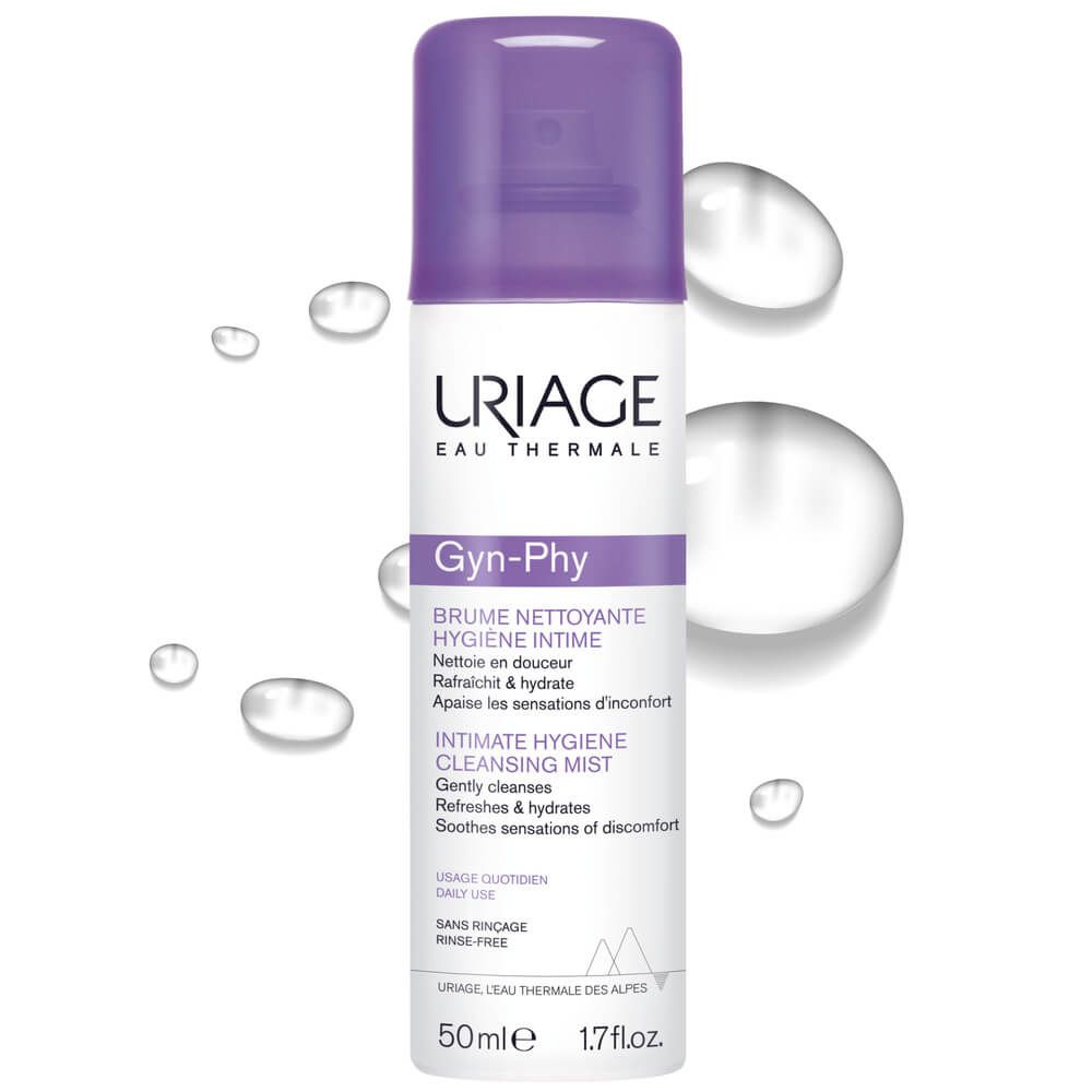 Uriage Gyn-Phy Почистващ аерозол за интимна хигиена 50 мл