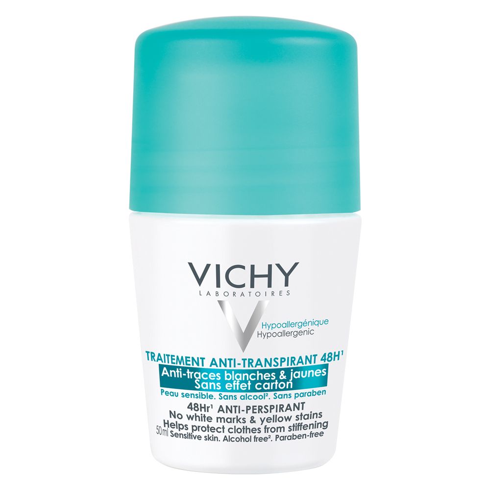 Vichy Дезодорант рол-он с до 48 часа ефект против изпотяване без парфюм 50 мл