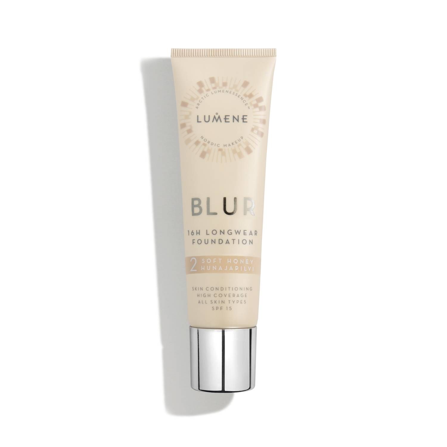 LUMENE VEGAN BLUR SOFT HONEY Фон дьо тен дълготраен 16h SPF15 за нормална кожа 2