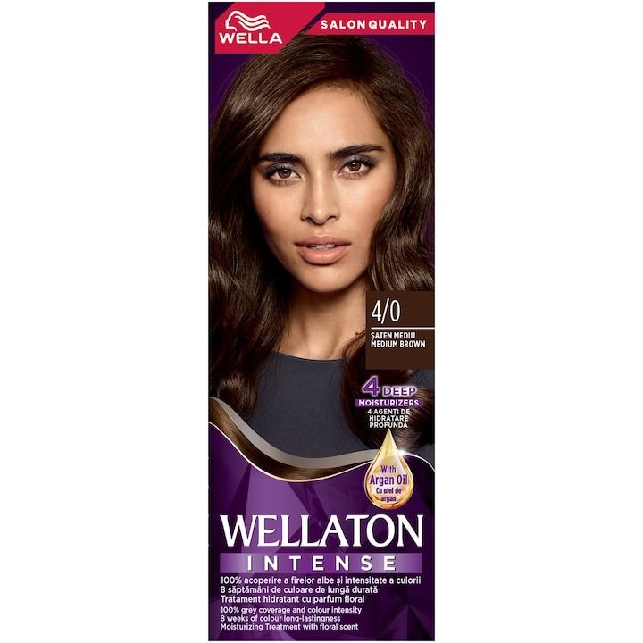 Wella WELLATON Боя за коса 4/0 Средно кестеняво