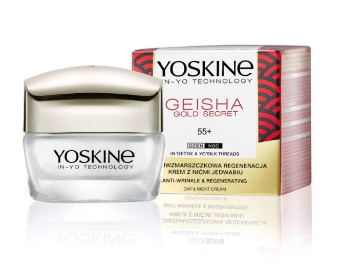 Yoskine Geisha Регенериращ дневен и нощен крем против бръчки 55+ 50 мл