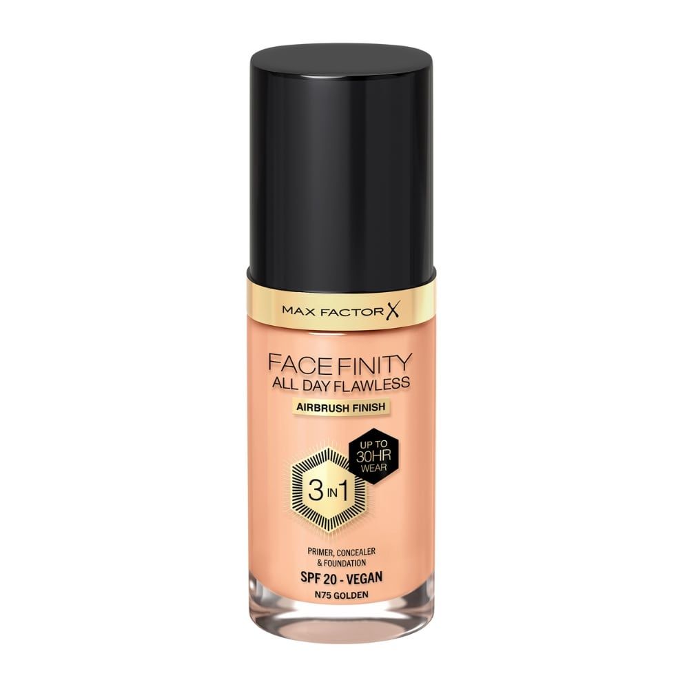 MAX FACTOR FACEFINITY ALL DAY FLAWLESS GOLDEN 3 IN 1 Фон дьо тен № 75