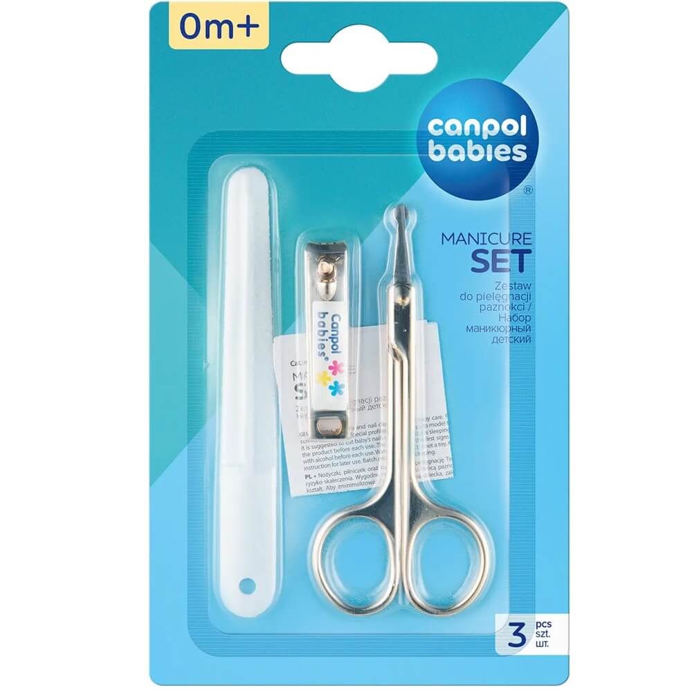 Canpol комплект за маникюр 0М+