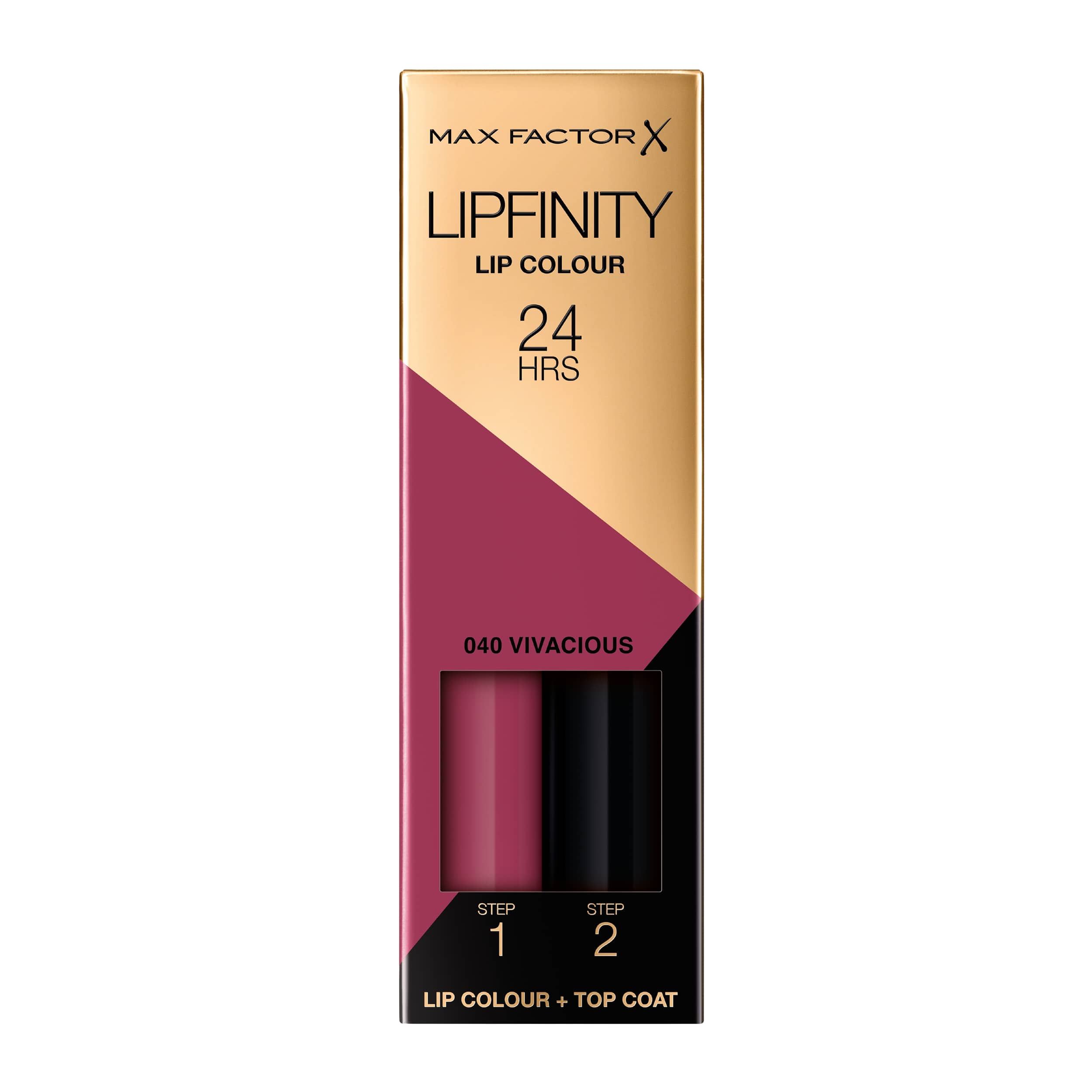MAX FACTOR LIPFINITY Дълготрайно течно червило 24h 40 , 2.3мл