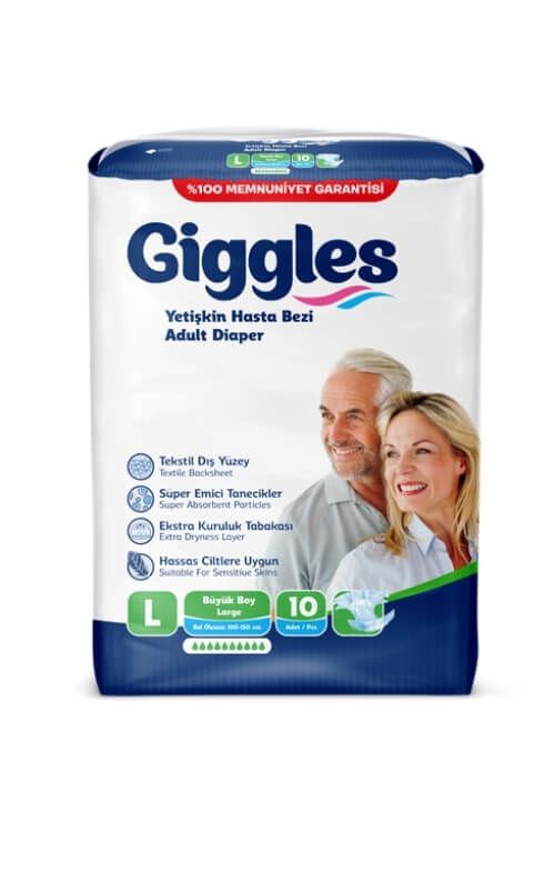 Giggles Нощни пелени за възрастни размер L х 10 броя