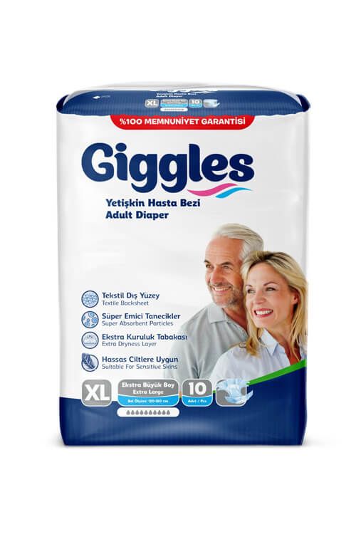 Giggles Нощни пелени за възрастни размер XL х 10 броя