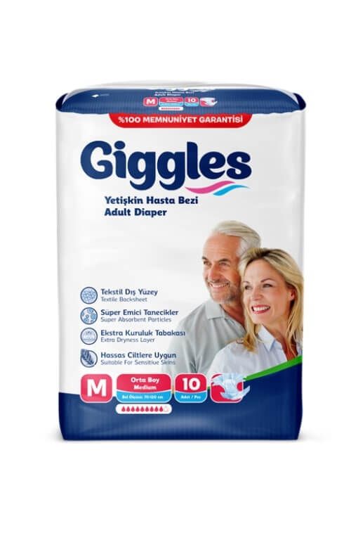 Giggles Нощни пелени за възрастни размер М х 10 броя