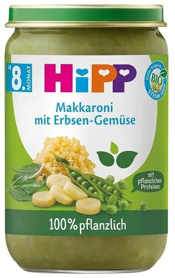 Hipp Био Яхния от макарони с грах 8М+ 220 г