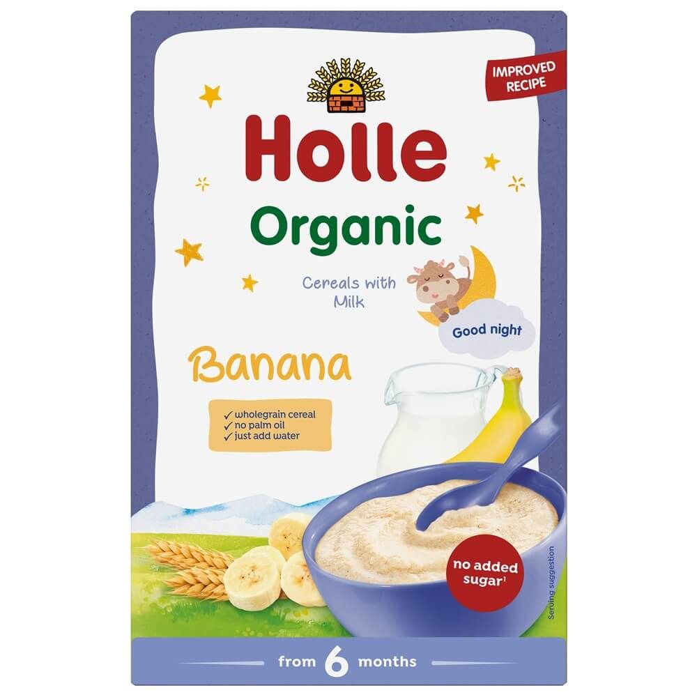 Holle Био млечна каша с банани 6М+ 250 гр