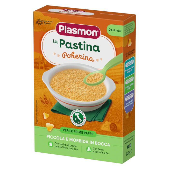 Plasmon Pokerina Бебешка паста Покери 6М+ 300 гр