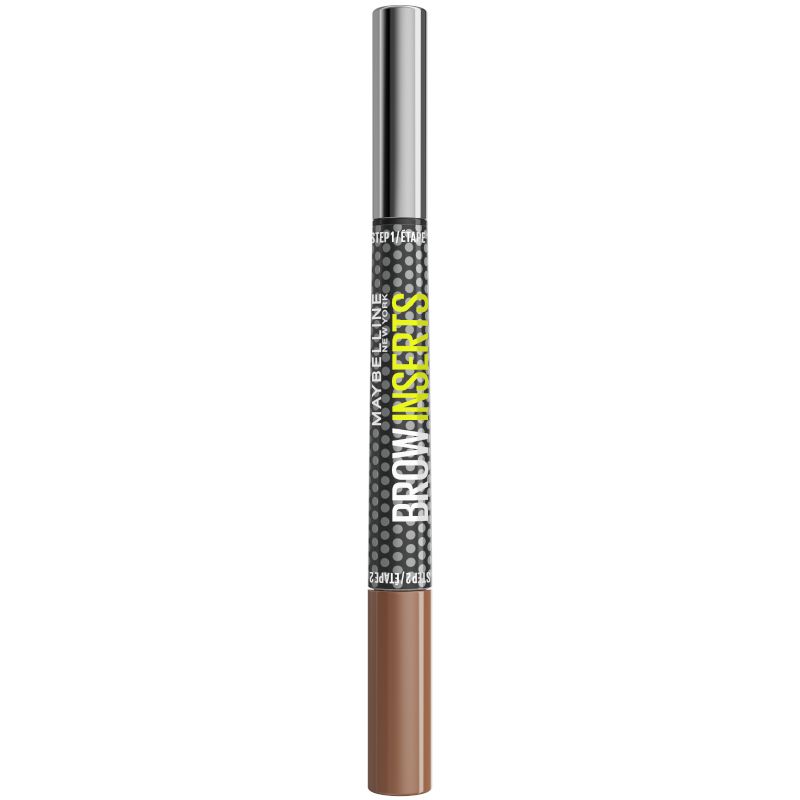 MAYBELLINE BROW INSERTS SOFT BROWN Молив за вежди 2в1