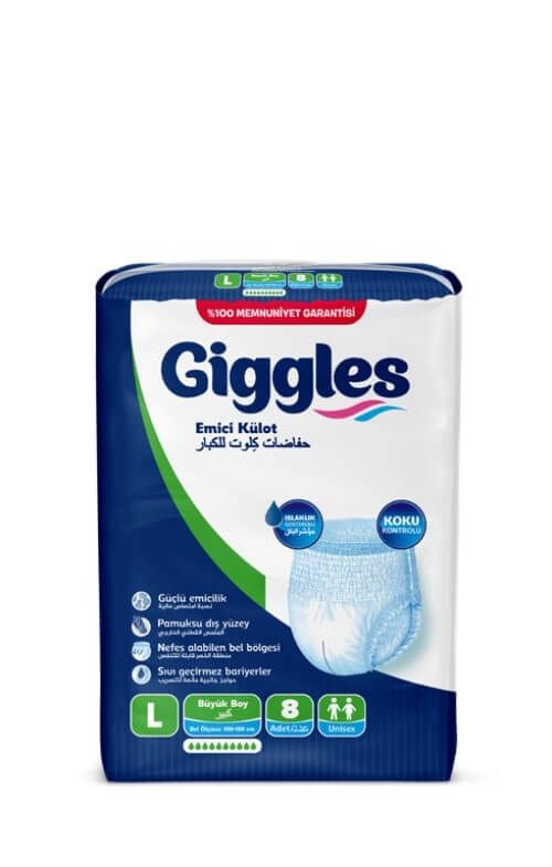 Giggles Нощни гащи за възрастни размер L х 8 броя
