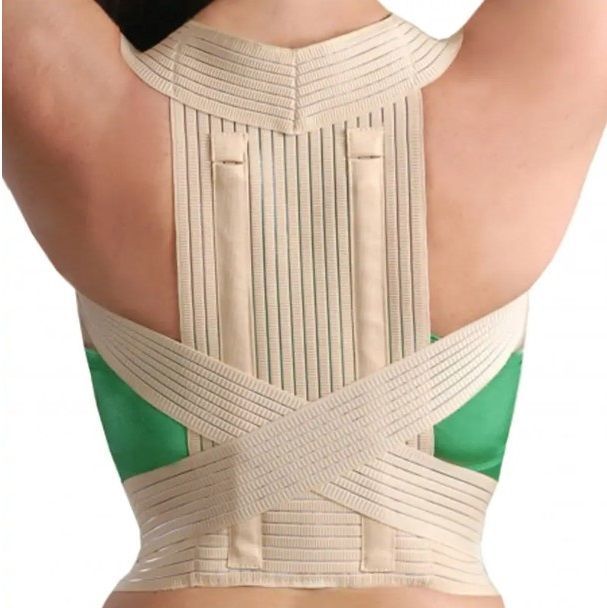 MedTextile Коректор на стойката еластичен с твърди ребра 2011 размер S