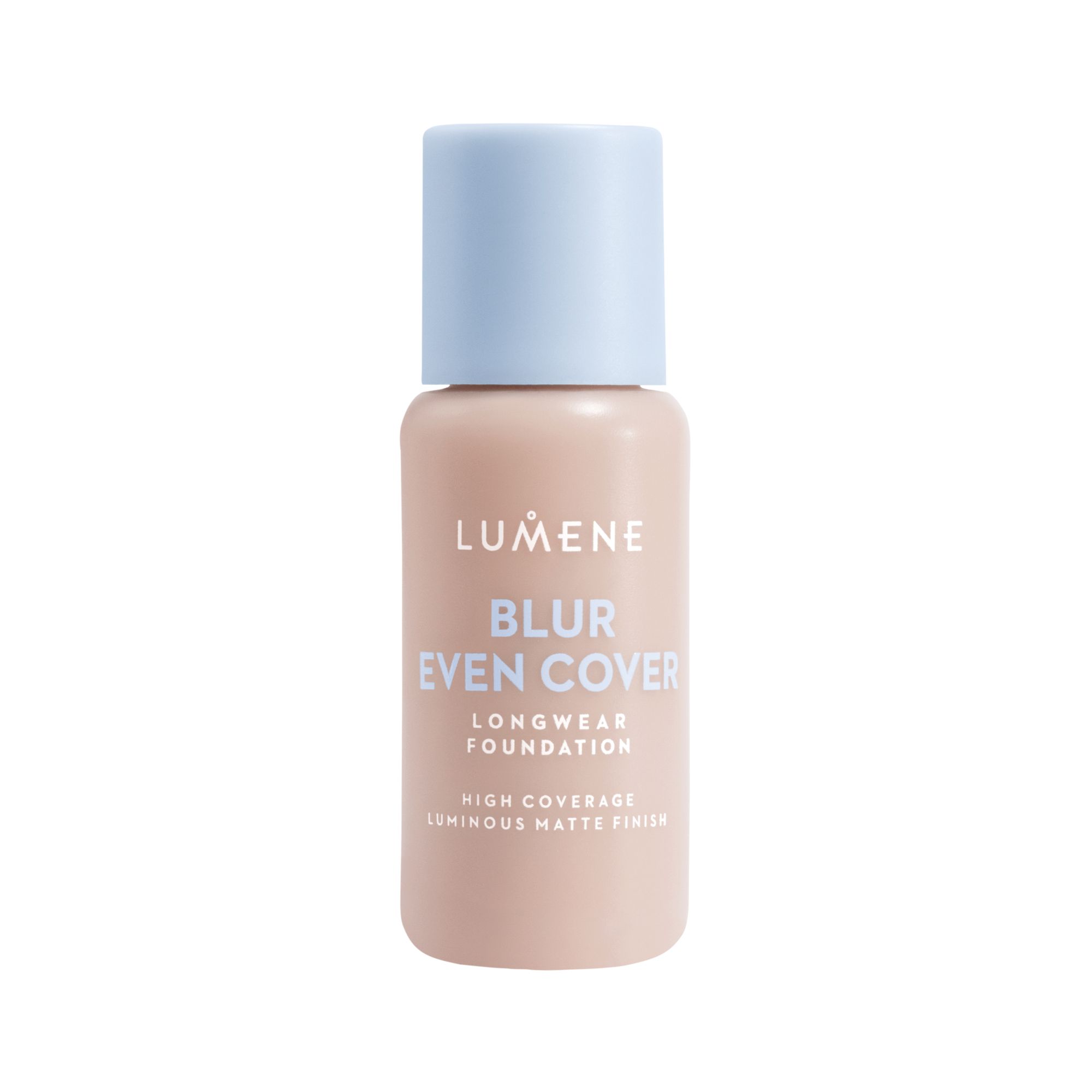 LUMENE VEGAN BLUR  Фон дьо тен с високо покритие и дълготраен матов финиш 1.5, 30мл.