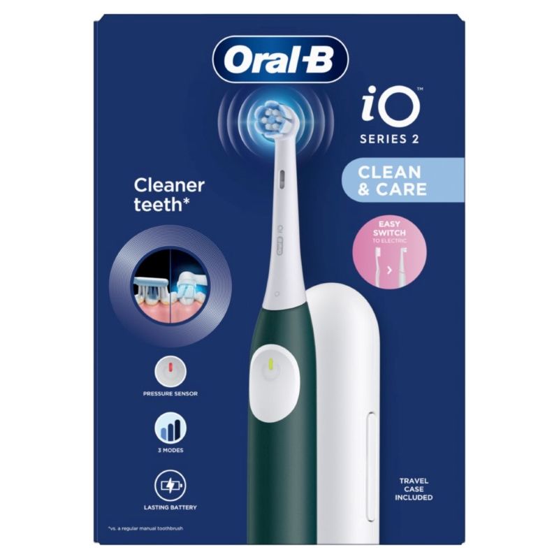 ORAL-B IO2 Електрическа четка за зъби с магнитна технология, черна