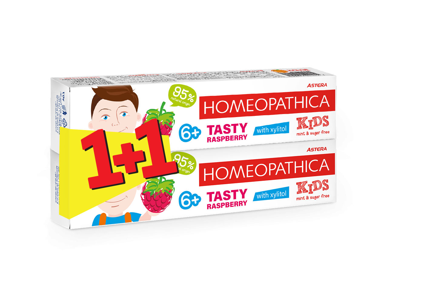 ASTERA HOMEOPATHICA KIDS 4+ Паста за зъби, 50 мл