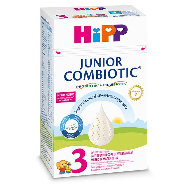 HIPP JUNIOR COMBIOTIC 4 Мляко за малки деца след 24-месечна възраст, 500г