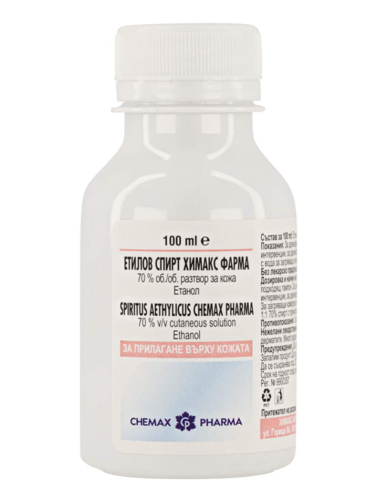 SPIRITUS AETHYLICUS 90% 100 ml CHEMAX