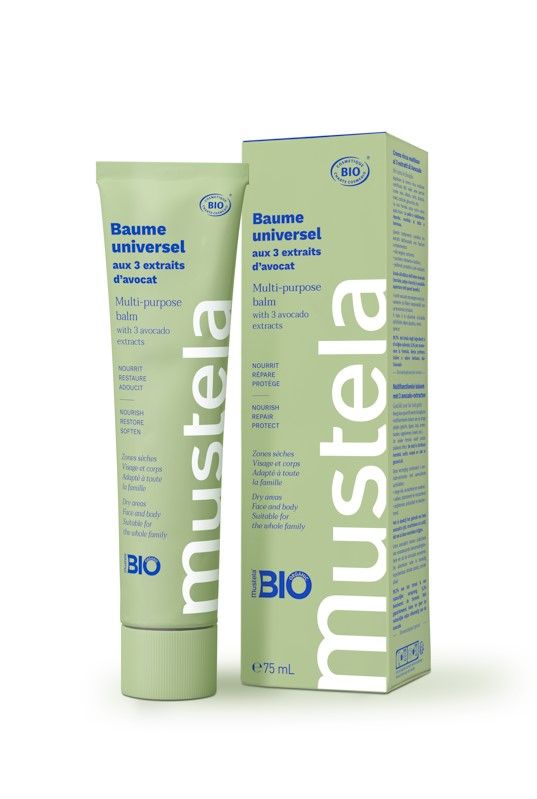Mustela Organic Mултифункционален балсам с авокадо 75 мл