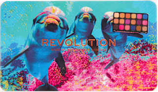 Revolution Палитра сенки Dolphin, 18 цвята, 36 g