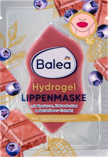Маска за устни Hydrogel с какаово масло и боровинки, 1 бр