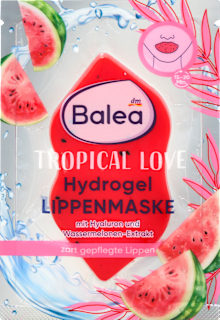 Хидрогелна маска за устни Tropical Love с екстракт от диня, 1 бр