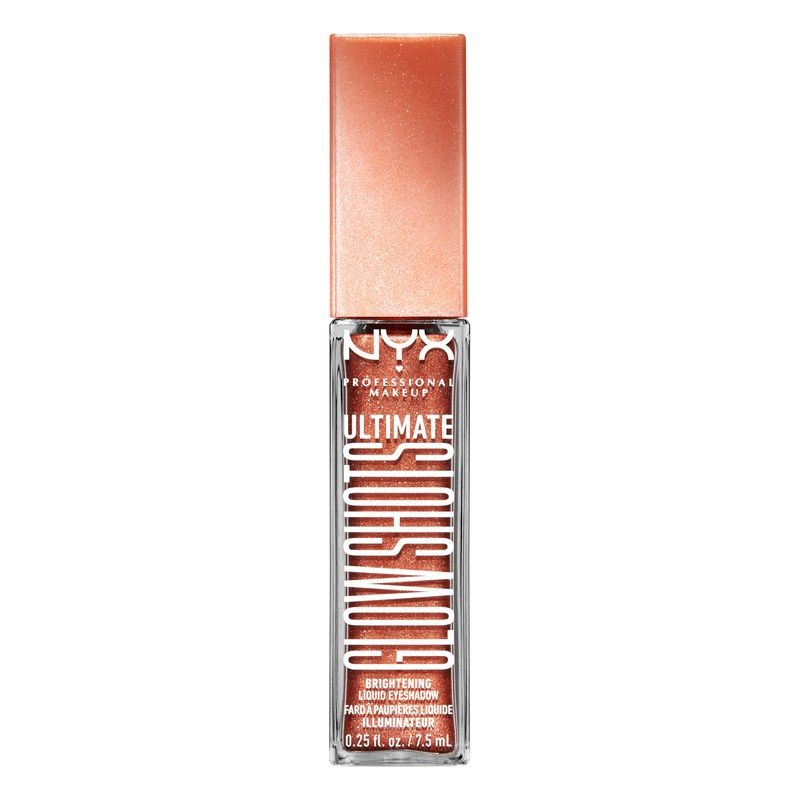 NYX PROFESSIONAL MAKE UP ULTIMATE GLOW SHOTS Сенки за очи течни Clementine fine, 1 бр.