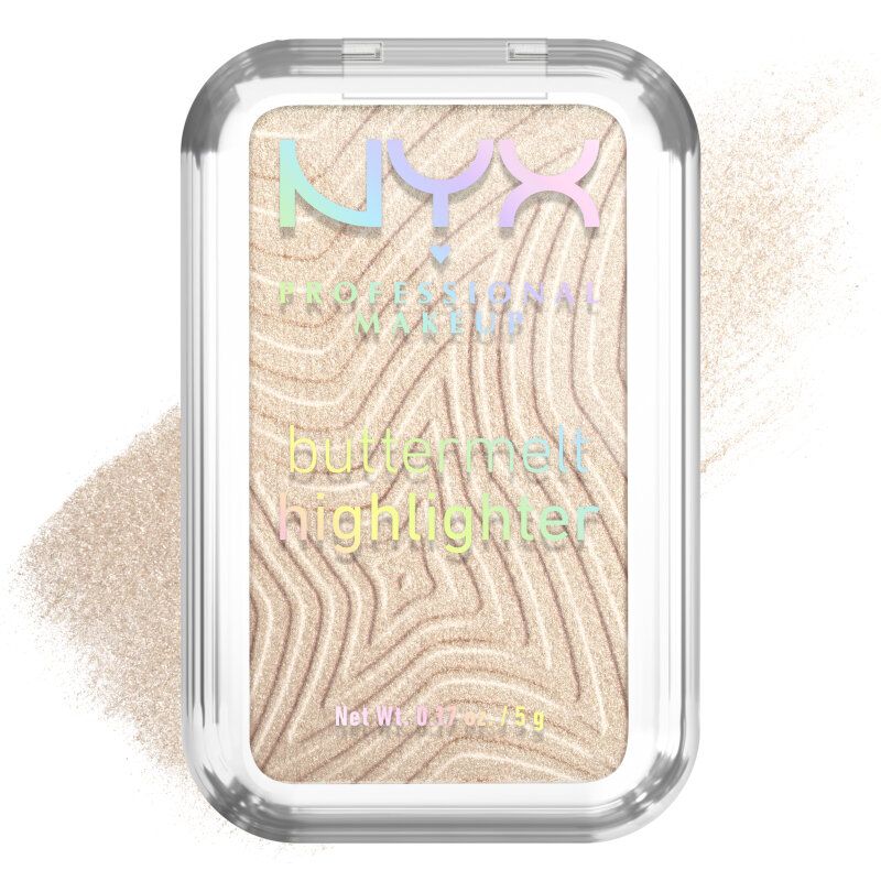NYX PROFESSIONAL MAKEUP Buttermelt Хайлайтър, BRIGHT AND BUTTA