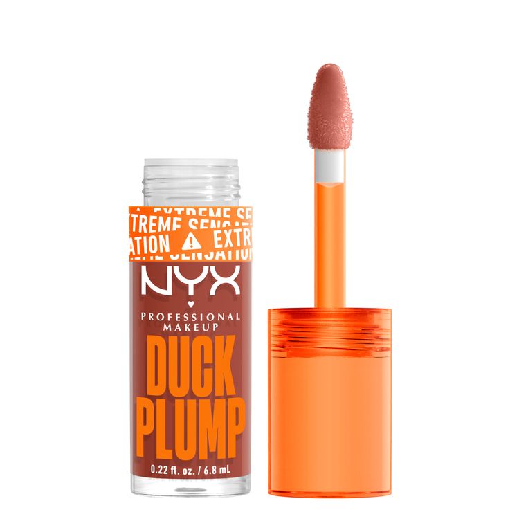 NYX PROFESSIONAL MAKEUP DUCK PLUMP Гланц за устни за обем 05 brown of applouse