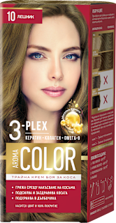 AROMA COLOR Крем-боя за коса Nr.10 Лешник, 1 бр