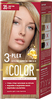 AROMA COLOR Боя за коса - Nr.35 Светло рус, 1 бр