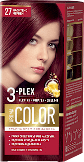 AROMA COLOR Крем-боя за коса Nr.27 Наситено Червен, 1 бр