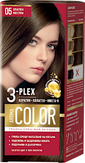 AROMA COLOR Крем - боя за коса - Nr. 05 Златен Кестен, 1 бр