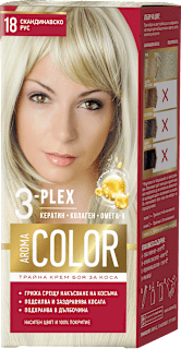 AROMA COLOR Крем-боя за коса Nr.18 Скандинавско Рус, 1 бр