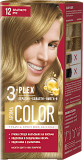 AROMA COLOR Крем-боя за коса Nr.12 Златисто Рус, 1 бр