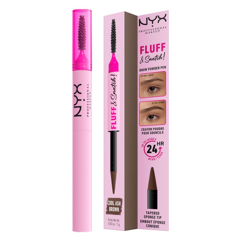 NYX PROFESSIONAL MAKEUP FLUFF&SNATCH COOLASH BROWN Молив за вежди 05