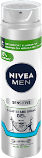 Гел за бръснене за тридневна брада Sensitive, 200 ml