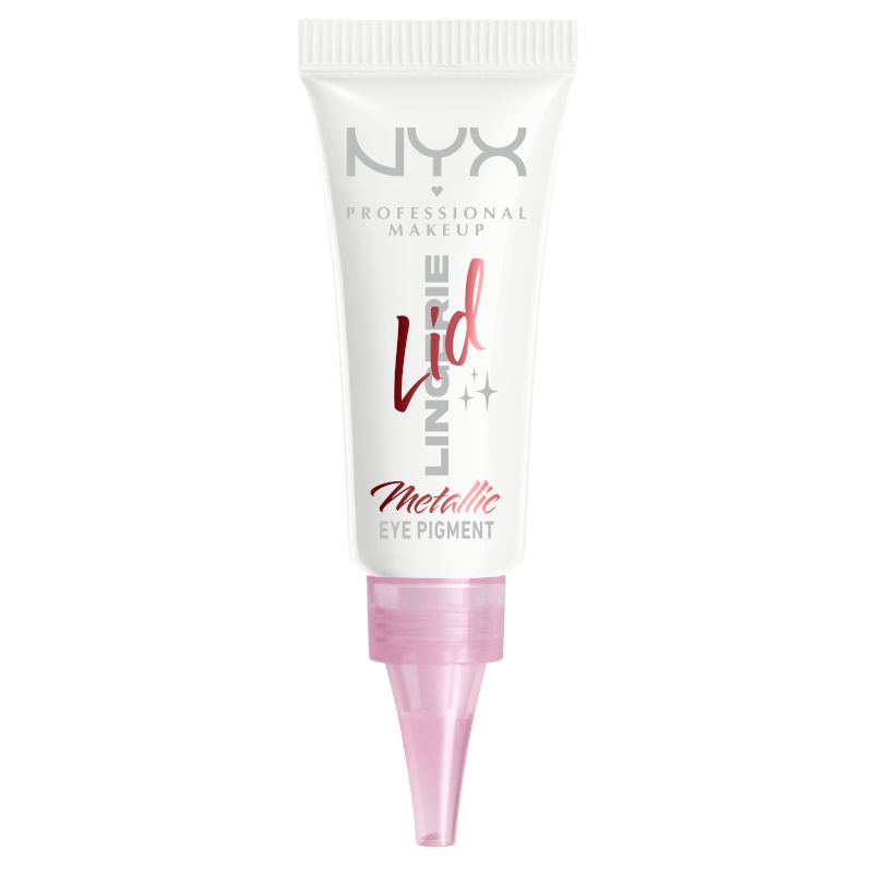 NYX PROFESSIONAL MAKEUP LID LINGERIE SATIN SILVER Течни сенки за очи 01