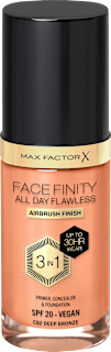 Фон дьо тен FaceFinity All Day Flawless - Nr.82 Deep Bronze, 30 ml
