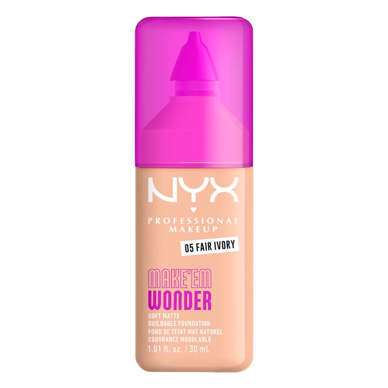 NYX PROFESSIONAL MAKEUP MAKE 'EM WONDER FAIR IVORY Фон дьо тен 05
