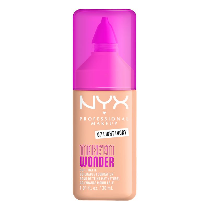 NYX PROFESSIONAL MAKEUP MAKE 'EM WONDER  LIGHT IVORY Фон дьо тен 07