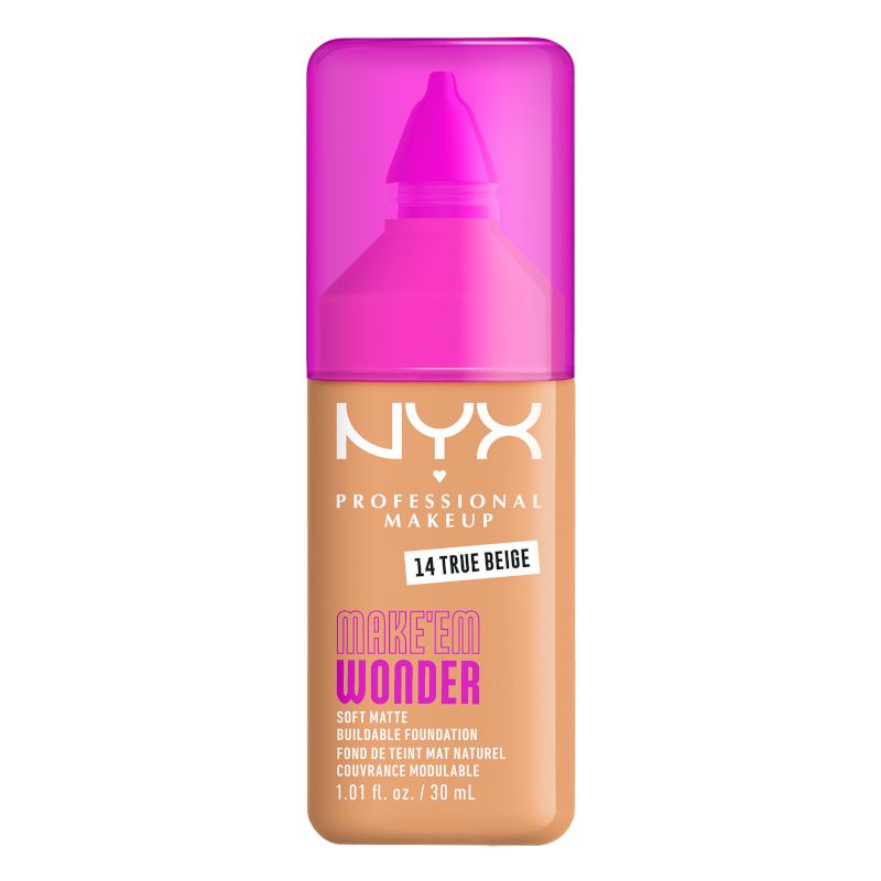 NYX PROFESSIONAL MAKEUP MAKE 'EM WONDER TRUE BEIGE Фон дьо тен 14
