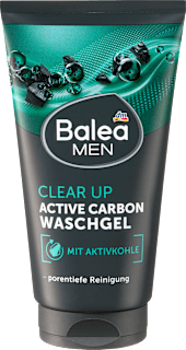 Измиващ гел Clear up с активен въглен, 150 ml